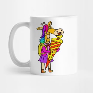 School start of school children school bag Mug